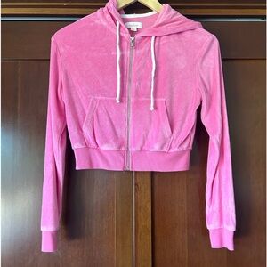 Pink Sweatshirt Crop